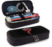 Kimi R Auml; Ikk Ouml; Nen Pu Étui À Crayons En Cuir Sac À Crayons Grande Capacité Étudiants Papeterie Pochette Porte-Crayon Organisateur De Bureau Avec Double Fermeture À Glissière Portable