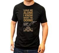 Kimi Raikkonen Leave ME Alone I Know What I'm Doing Mens Tshirt Black Black Manches Courtes(X-Large)