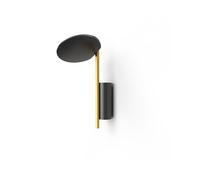 Kimia Applique Murale Ø17 Black 9005/Satin Galvanic Gold