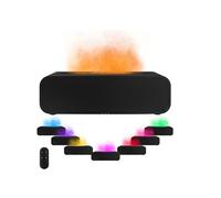 KIMIGO Diffuseur Huiles Essentielles Flamme,Diffuseur Parfum Maison avec Télécommande,Humidificateur avec Minuterie,7 Couleurs Types de Lampes LED,Parfait pour Travail,méditation,Repos,Yoga(250ml)