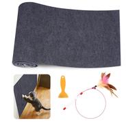 KIMIGO Griffoir Chat Canapé 40cmx200cm,Tapis Protecteur de Rayure,Grattoir Chat Protection Canapé,DIY Adhésif Griffoir pour Chats pour La Protection Anti-Rayures des Meubles,Canapés Et Portes
