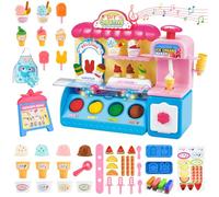 KIMIGO Pate A Modeler pour Enfants,Accessoires en pâte à Modeler,69 Pièces Accessoire Pâte à Jouer pour Enfants avec 36 Pots de Pâte à Jouer,Cadeau pour Garçons et Filles de 3 4 5 6 7 8 Ans