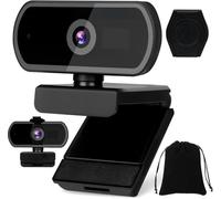 KIMIGO Webcam 1080P,Caméra USB PC,Webcam HD,Webcam Streaming,Full HD Caméra PC,Full HD Caméra Web,pour Ordinateur Portable ou Pc D'ordinateur,Idéale pour La Diffusion en Direct des Appels