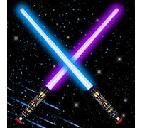 Kimimara Sabre laser pour enfants - 3 couleurs changeantes - Épée sabre laser rétractable pour garçons - Cadeau d'Halloween ou de Noël - Accessoires de déguisement d'armes de costume