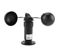 KIMISS 0-5V Aluminium Alulim Anemomètre Capteur de Vitesse du Vent - Conception de Trois Tasses pour Détection Précise de la Vitesse du Vent, étanche et Résistante à la Rouille