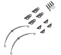 KIMISS 1 10 Essieux Avant de Camion Rc 1 14 Suspension à Ressort à Lames Acier Acier Type de Feuille Arrière Ensemble de Suspension Pièces de Véhicule Rc pour Camion 1 14