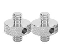 KIMISS 1/4in Mâle à Vis, 2pcs Caméra 1 4in Adaptateur fileté Adaptateur Double Face Montage