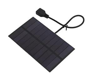 KIMISS 1.5W Panneau Solaire DIY Panneaux Solaires 1.5W 5V Monocristallin Silicium DIY Panneaux Solaires avec USB Interfa Flexible Mini Panneau Solaire
