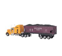 KIMISS 1:65 Modèle de Camion de Transport en Alliage à l'échelle - Jouet Interactif Réaliste pour - Conception Exquise Transport Véhicules Voitures E ONAL Ally Toy pour Collections de Voitures