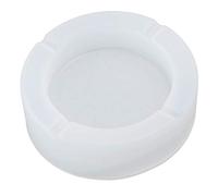 KIMISS 1 Définir le Moule à Cendrier Moule de Résine époxy en Silicone avec Surface Miroir pour la Boîte de Rangement, Base Ronde pour les Projets d'artisanat