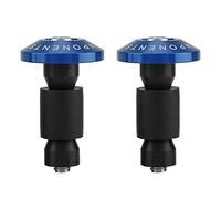 KIMISS 1 Paire Capuchons de Prise de Curseur D'extrémité de Guidon de Moto Embouts de Guidon Universels pour la Plupart des Motos avec Un Guidon de 22mm (7 / 8inch) de Diamètre.(Bleu)