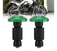 KIMISS 1 Paire Capuchons de Prise de Curseur D'extrémité de Guidon de Moto Embouts de Guidon Universels pour la Plupart des Motos avec Un Guidon de 22mm (7 / 8inch) de Diamètre.(Vert)