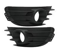 KIMISS 1 Paire de Calandre de Phares Antibrouillard de Pare-chocs Avant en ABS pour C4 2004-2008 (noir)