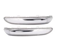 KIMISS 1 Paire de Coques de Clignotants de Rétroviseur, 9814464680 de Remplacement de Lentille de Lampe Indicateur de Rétroviseur pour 208 2012-2019, Lentille et