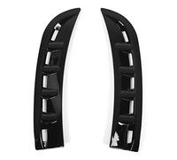 KIMISS 1 Paire de Protecteurs de Répartiteur de Canards d'aération Latérale de Pare-Chocs Avant pour Classe CLS C257 AMG-Line 2018-2021, Améliore Les Performances et Le Style Unique (Noir Brillant)