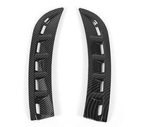 KIMISS 1 Paire de Protecteurs de Répartiteur de Canards d'aération Latérale de Pare-Chocs Avant pour Classe CLS C257 AMG-Line 2018-2021, Améliore Les Performances et Le Style Unique (Style Fibre de