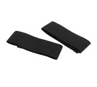 KIMISS 1 Paire de Sangles de Protège-Tibia de Football - Sangles Fixes Antidérapantes Réglables pour Le Football - Légères et Portables pour la Protection des Adultes, des Jeunes et du Sport (Black)