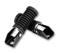 KIMISS 1 paire Repose-pied de Plaque arrière de Moto,Caoutchouc Couverture de Coussinet de Repose-pied pour GN 125