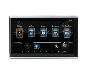 KIMISS 10,1 Pouces Moniteur de Montage D'Appui-Tête de Voiture, Lecteur DVD D'Appui-Tête Lecteurs Vidéo à Écran Tactile Multimédia Système de Divertissement de Siège Arrière pour Android 9.0