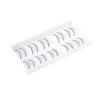 KIMISS 10 Paires de Cils d'entraînement-faux Cils pour la Formation et la Greffe d'extension de avec Auto-adhésif pour Utilisation sur Mannequin