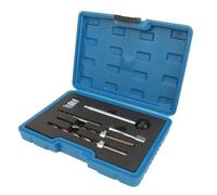 KIMISS 10 Pièces Kit de Réparation de Filetage de Boulon de Serrage D'injecteur avec Boîte de Soufflage Outil de Réparation de Boulon de Serrage D'injecteur en Métal pour Moteurs