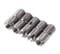 KIMISS 10 Pièces Outil de Réparation D'écrous de Réduction de FiletageM8 8mm Mâle à M6 6mm Kit D'adaptateur de Réducteur de Filetage Femelle Manchons de Réparation de Filetage en Acier