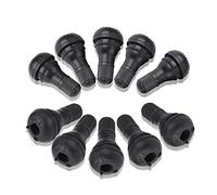KIMISS 10 pièces TR412 Roue Snap en Pneu Valve de Voiture, Pneu Valve Tige Capuchon De Soupape en Caoutchouc