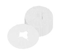 KIMISS 100 Pièces Housses d'appui-tête Jetables Ultra Douces pour Oreillers de Massage avec Trou pour le Visage - Tissu Non tissé pour Spa, Acupuncture et Magasins de Tatouage (Mince avec 12