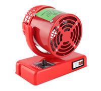 KIMISS 1000W-1200W Désembueur de Voiture en Alliage d'aluminium Désembueur de Pare-Brise Portable Dégivreur Ventilateur de Refroidissement Rapide pour Voiture (Rouge) (12V)