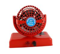 KIMISS 1000W-1200W Désembueur de Voiture en Alliage d'aluminium Désembueur de Pare-Brise Portable Dégivreur Ventilateur de Refroidissement Rapide pour Voiture (Rouge) (12V)