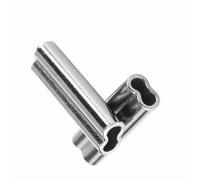 KIMISS 100pcs Manchons De Pêche, 6 Tailles Double Ligne De Sertissage Fil Terminal Accessoires De Matériel Cuivre Leader Tube Connecteur Connecteurs 1 2 4 8 2mm 0mm 10mm Fournitures Outils Et (1,6