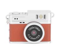 KIMISS 1080p HD Small Compact Keychain Digital Camera avec Lumière Flash pour L'enregistrement de Voyage (Brown)