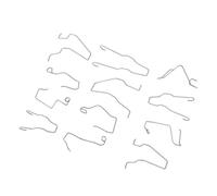KIMISS 12 Pièces Clips de Ressort de Retenue D'ampoule de Phare Clips de Support D'ampoule de Phare Retenues de Ressort de 5ZHSFULLKIT en Métal H1 H3 H4 H7 avec