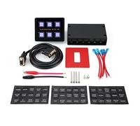 KIMISS 12 V / 24 V 6 Gang Écran Tactile Panneau de Commande Panneau Commutateur LED Panneau pour Voiture Bateau Universel