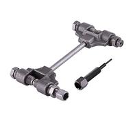 KIMISS 140x78mm Outil de Rivetage de Chaîne de Moto, Kit de Réparation Universel de Retrait D'outil de Rivet de Coupe de Disjoncteur de Chaîne de Came de Synchronisation de Moto