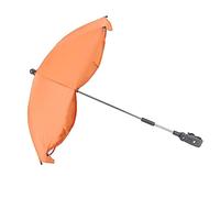 KIMISS 14in Parasol de Poussette Universelle avec Protection UV - Parapluie de Poussette pour bébé Réglable pour l'ombre du Soleil et Usage Extérieur (Orange (colle d'argent))