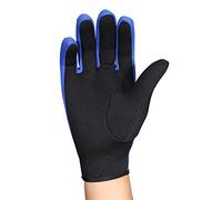 KIMISS 1Pair Set Plongée Néoprène, Surf Natation Chasse sous-Marine Gants De Plongée en Néoprène, Plongée en Apnée Enfants Gants De Sport Nautique Noir Jaune S (Noir Bleu)