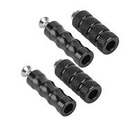 KIMISS 2 Paires de Repose-pieds de Frein de Moto Haute Performance, Processus de Placage CNC, Ajustement Précis pour les Boulons de Montage M6 de 6 Mm, Repose-pieds de Changement de Vitesse (BLACK)