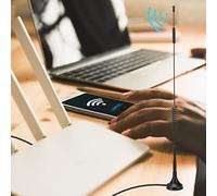 KIMISS 2 PCS 12DBI TS9 4G LTE Antenne - Antenne Omnidirectionnelle Portable pour Les Routeurs sans Fil et Les Points Chauds Mobiles