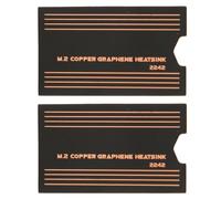 KIMISS 2 Pcs 2242 SSD Pad Thermique, 2 Pcs 0,15 Mm en Laiton Rapide M.2 Dissipateur Thermique électronique Ordinateurs Accessoires Composants Informatiques Ventilateurs Internes