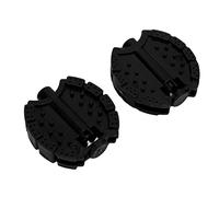 KIMISS 2 Pcs Enfants, Pédales De Vélo De Tricycle pour Enfants Dreirad Pédale Entatial Pédale De Vélo en Plastique Puky Enfant Bébé Poussette Avant Roue Pied Accessoires Noir (Noir)