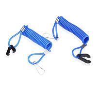 KIMISS 2 pièces Attache D'urgence D'arrêt,Interrupteur D'arrêt D'urgence du Moteur hors-bord Lanière D'attache de sécurité