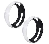 KIMISS 2 Pièces en Alliage D'aluminium 52mm Argent Pare-Soleil D'objectif en Métal de Remplacement pour Finition Mate Housse de Protection Légère Anti-Durable qualité d'image