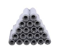 KIMISS 20 Pcs Perm Rods Set - Rouleaux de Curling Moelleux pour Coiffage Effort - Pas de Chaleur, Dommage -, Facile à Utiliser (GRAY)
