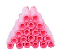 KIMISS 20 Pcs Perm Rods Set - Rouleaux de Curling Moelleux pour Coiffage Effort - Pas de Chaleur, Dommage -, Facile à Utiliser (Rosé)
