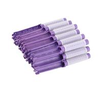 KIMISS 20 Pcs Perm Rods Set - Rouleaux de Curling Moelleux pour Coiffage Effort - Pas de Chaleur, Dommage -, Facile à Utiliser (PURPLE)