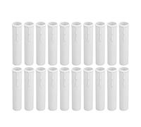 KIMISS 20pcs 4 Pouces Coussins de Bougies E12 Manches - Simulation Couvre-bouchettes de Conception de Gouttes de Cire pour Lustre et Lampes Murales