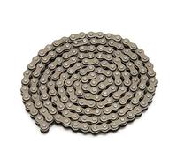 KIMISS 25H ChaîNe En Acier, Haute RéSistance ChaîNe De Pocket Bike, RéSistant à L'Usure ChaîNe De VéLo, 158Links ChaîNe à Rouleaux Résistante pour Pocket Bike Mini Quad ATV Scooter