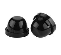 KIMISS 2Pcs 75mm Capuchons de joint de phare - LED Phare étanche à la poussière Capuchons de couvercle de boîtier de joint en caoutchouc (Noir)
