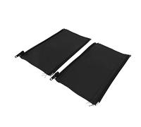 KIMISS 2PCS GLACHE DE PORTEUR DE CORDE NETTOBLABLE - COUVERTURE DE CUIR PU ELASTIQUE Soft pour Comfort & Grip - Protection du Guidon à la Pousse (BLACK)